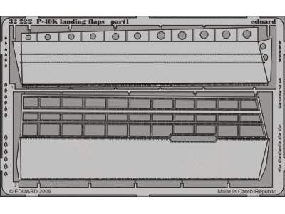 P-40K landing flaps 1/32 - Hasegawa - image 1