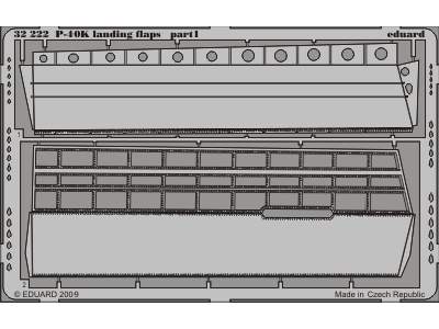P-40K landing flaps 1/32 - Hasegawa - image 2