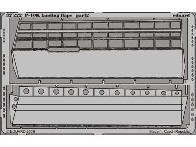 P-40K landing flaps 1/32 - Hasegawa - image 3