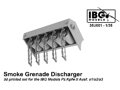 Smoke Grenade Discharger (For The Ibg Models Pz.Kpfw.Ii Ausf. A1/A2/A3) - image 1
