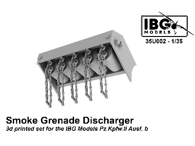 Smoke Grenade Discharger (For The Ibg Models Pz.Kpfw.Ii Ausf. B) - image 1