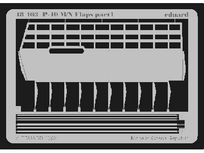 P-40M/ N flaps 1/48 - Eduard - image 2