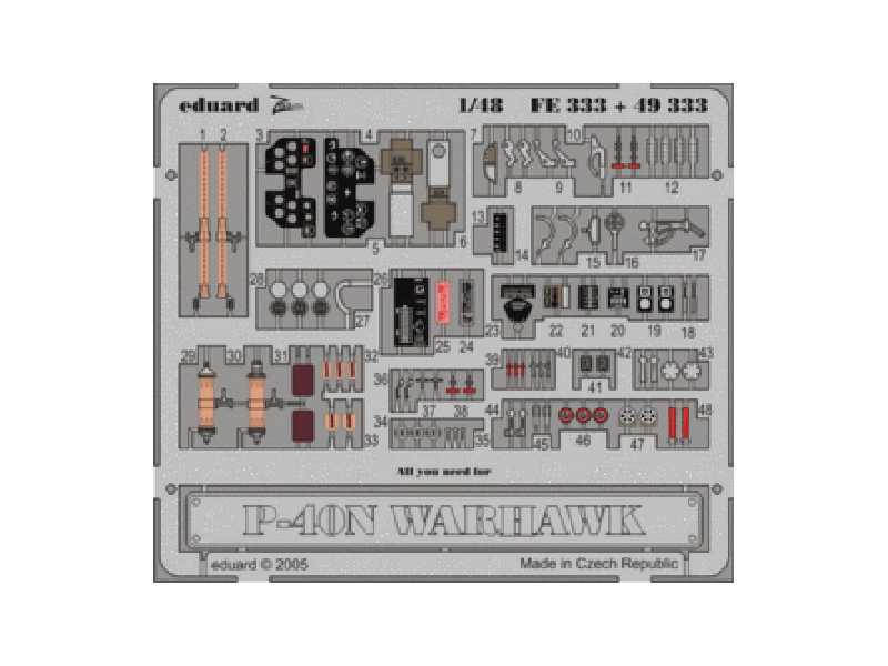 P-40N 1/48 - Hasegawa - - image 1