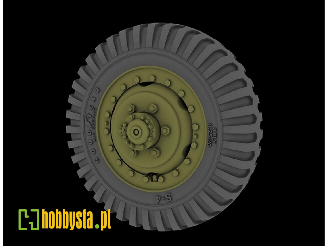 M3 "scout Car" Road Wheels Goodyear - image 1