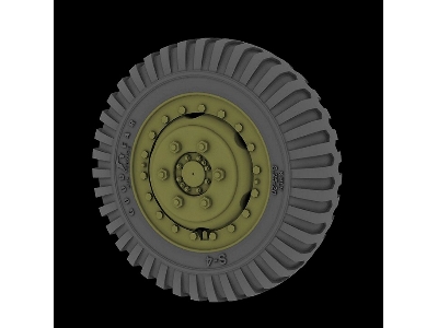 M3 "scout Car" Road Wheels Goodyear - image 2