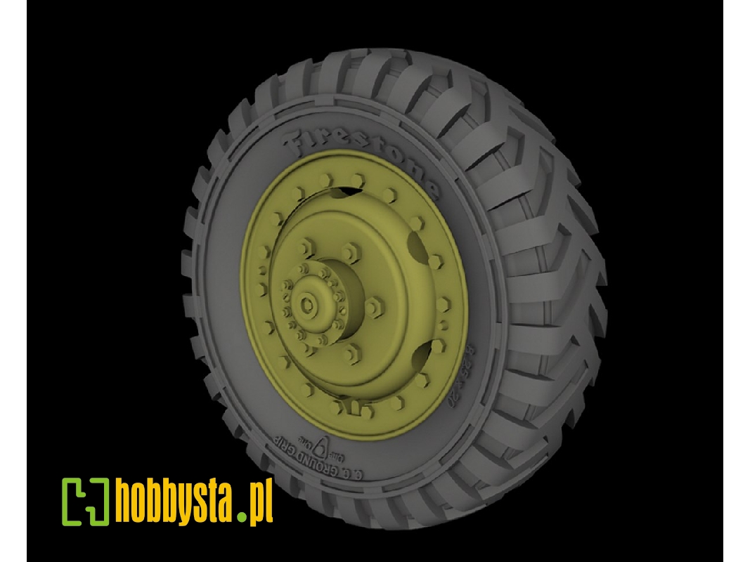 M3 "scout Car" Road Wheels Firestone - image 1