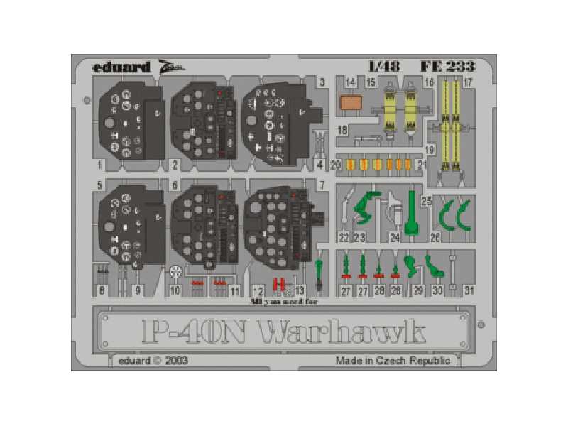 P-40N 1/48 - Eduard - image 1