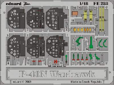 P-40N 1/48 - Eduard - image 2