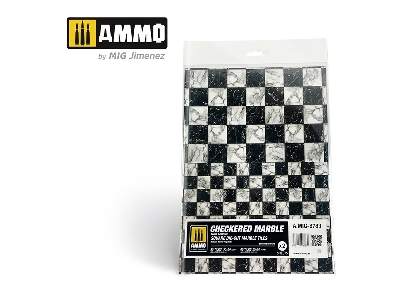 Checkered Marble - Square Die-cut Tiles - image 1