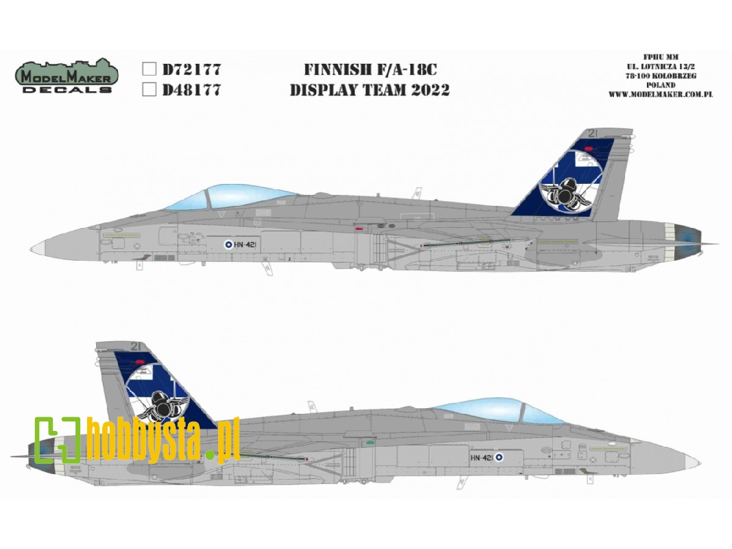 Finnish F/A-18c Display Team 2022 - image 1