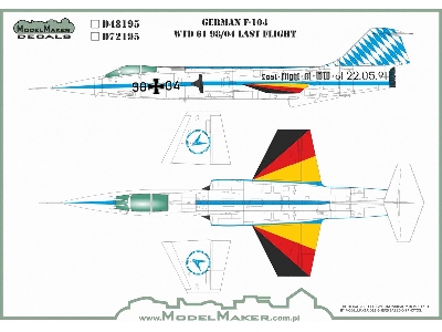 German F-104 Wtd 61 98/04 Last Flight - image 2