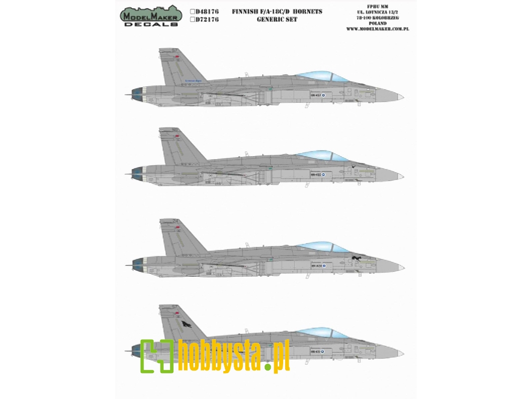 Finnish F/A-18c/D Hornets - Generic Set - image 1