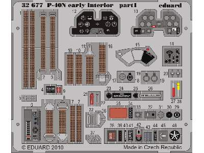 P-40N early interior S. A. 1/32 - Hasegawa - image 2