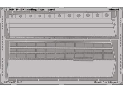 P-40N landing flaps 1/32 - Hasegawa - image 1