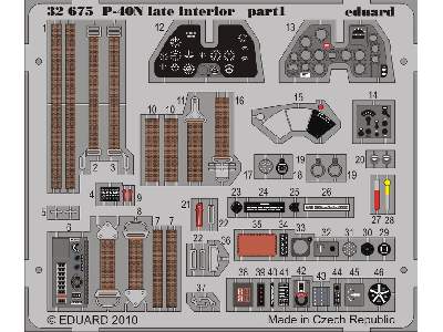 P-40N late interior S. A. 1/32 - Hasegawa - image 2