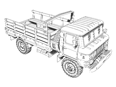 Soviet All-Road Military truck GAZ-66 - image 11