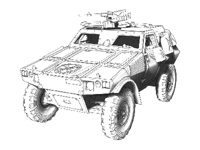 VBL (Light Armored Vehicle) short chassis 7.62 MG - image 8