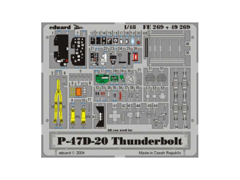 P-47D-20 1/48 - Hasegawa - - image 1