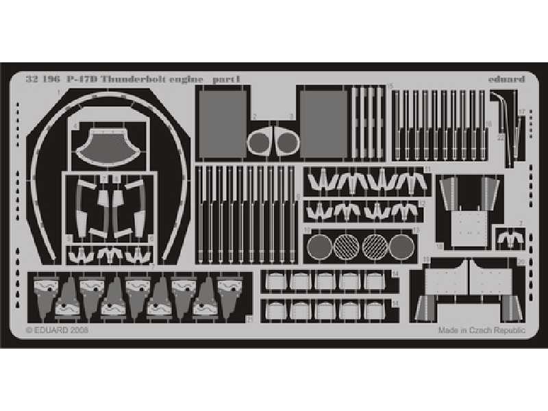 P-47D T engine 1/32 - Trumpeter - image 1