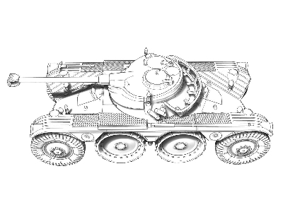 EBR 90 F1 mod.1951 w/FL-11 turret wheeled tank - image 12