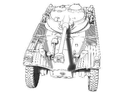 EBR 90 F1 mod.1951 w/FL-11 turret wheeled tank - image 14