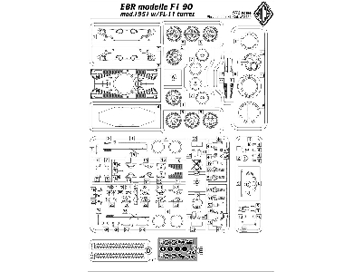 EBR 90 F1 mod.1951 w/FL-11 turret wheeled tank - image 17