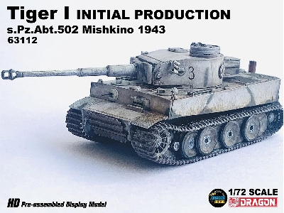 Tiger I Initial Production s.Pz.Abt.502 Mishkino 1943 - image 1