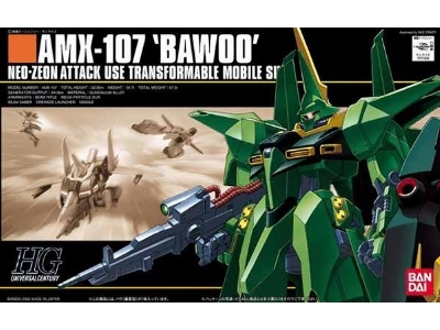 Amx-107 'bawoo' Neo-zeon Attack Use Transformable Mobile Suit - image 1