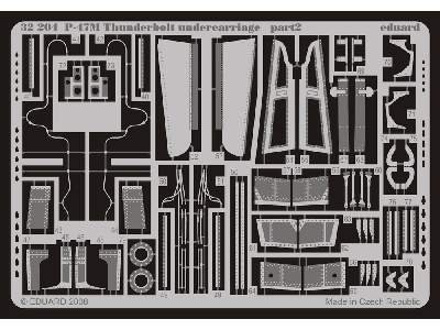 P-47M undercarriage 1/32 - Hasegawa - image 3