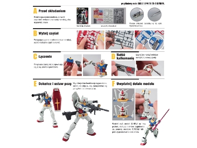 Entry Grade Rx-78-2 Gundam Full Weapon Set - image 11