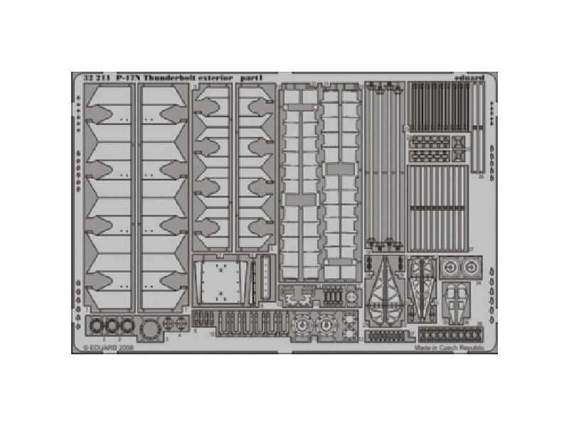 P-47N exterior 1/32 - Trumpeter - image 1