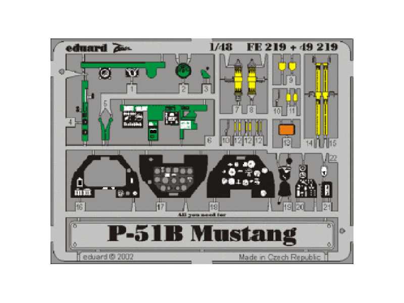 P-51B 1/48 - Tamiya - - image 1