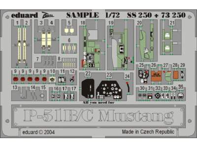 P-51B/ C 1/72 - Academy Minicraft - image 1