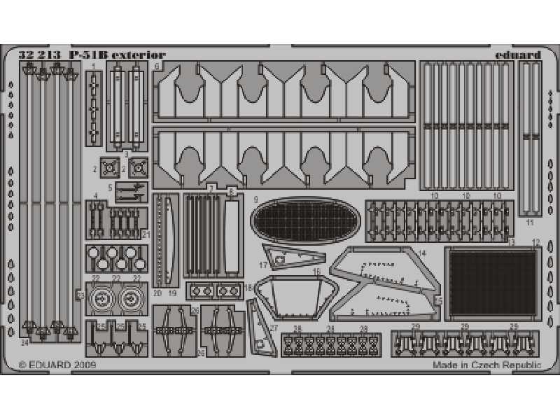 P-51B exterior 1/32 - Trumpeter - image 1