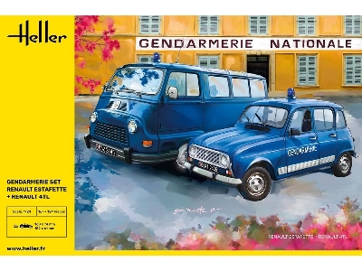 Gendarmerie Set Renault Estafette + Renault 4tl - image 3