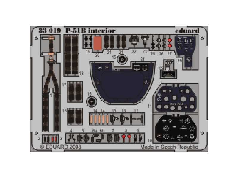 P-51B interior S. A. 1/32 - Trumpeter - image 1 P-51B interior S. A. 1/32 - Trumpeter - image 1
