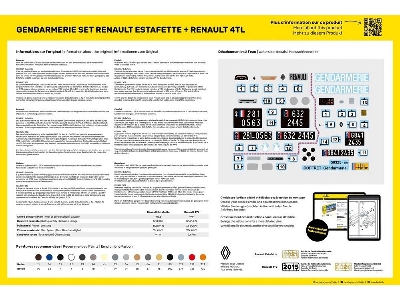 Gendarmerie Set Renault Estafette + Renault 4tl - image 4