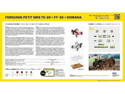 Ferguson Petit Gris Te-20 + Ff-30 + Diorama - image 4