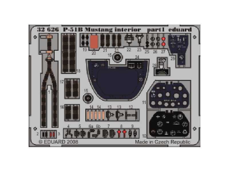 P-51B interior S. A. 1/32 - Trumpeter - image 1