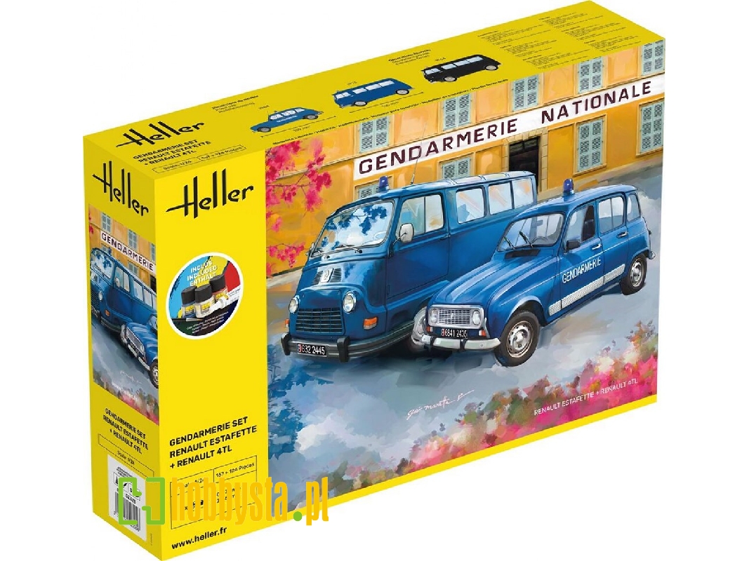 Renault Estafette + Renault 4tl Gendarmerie Set - Starter Kit - image 1 Renault Estafette + Renault 4tl Gendarmerie Set - Starter Kit - image 1