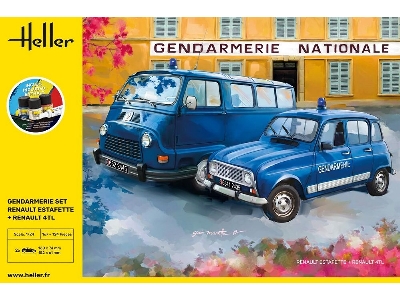 Renault Estafette + Renault 4tl Gendarmerie Set - Starter Kit - image 3