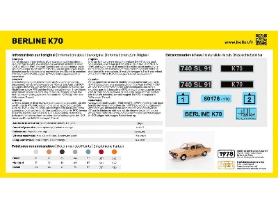 Berline K70 - Starter Kit - image 3