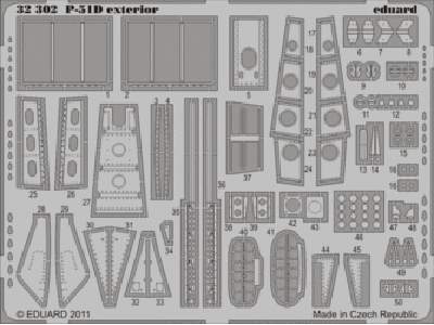 P-51D exterior 1/32 - Tamiya - image 1