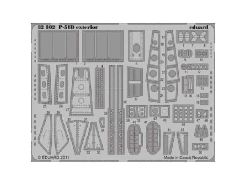 P-51D exterior 1/32 - Tamiya - image 1