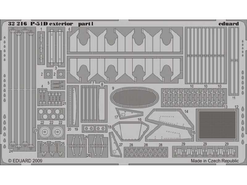 P-51D exterior 1/32 - Trumpeter - image 1