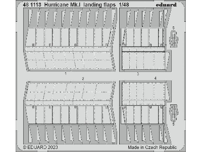 Hurricane Mk. I landing flaps 1/48 - HOBBY BOSS - image 1