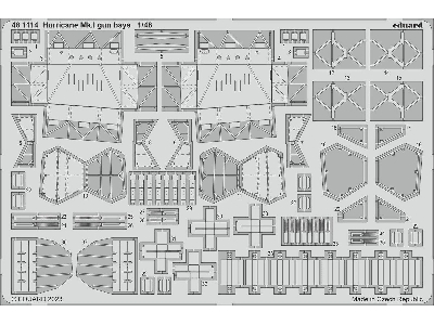 Hurricane Mk. I gun bays 1/48 - HOBBY BOSS - image 1