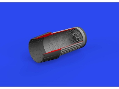 F-16 exhaust nozzle P&W F100 PRINT 1/32 - TAMIYA - image 2