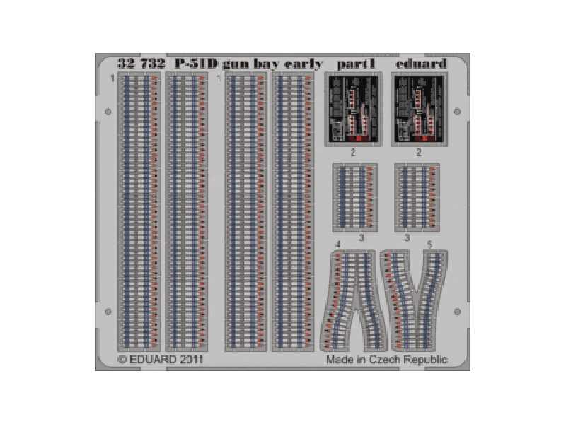 P-51D gun bay early 1/32 - Tamiya - image 1