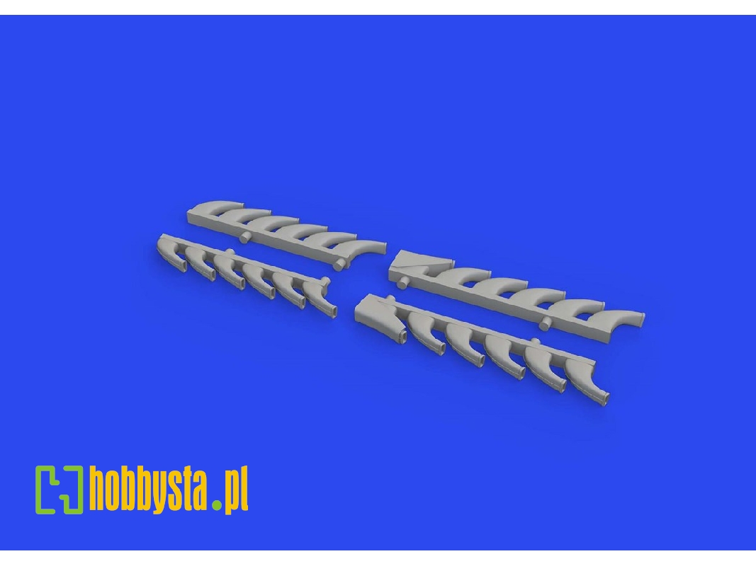 Do 335A exhaust stacks PRINT 1/48 - TAMIYA - image 1